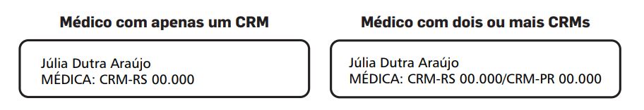 Identificação médica correta, segundo o CFM