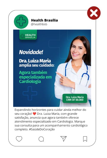 Proibições nas divulgações médicas