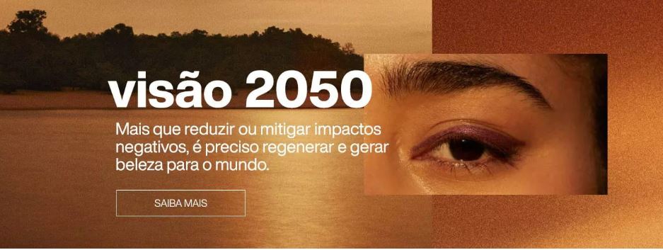 imagem da visão 2050 da Natura para representar o marketing espiritual.